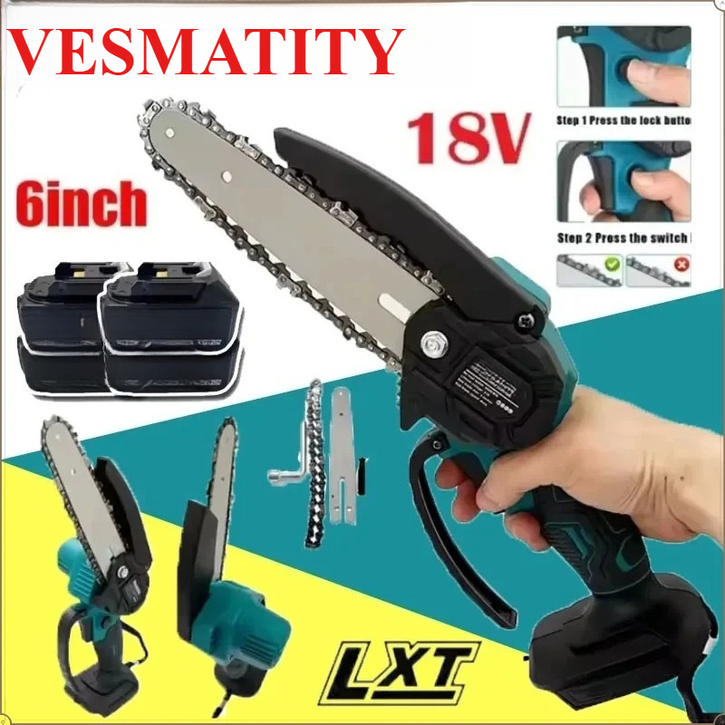 Mini Electric Chainsaw 6 Inch - Sega elettrica portatile da 6 pollici,