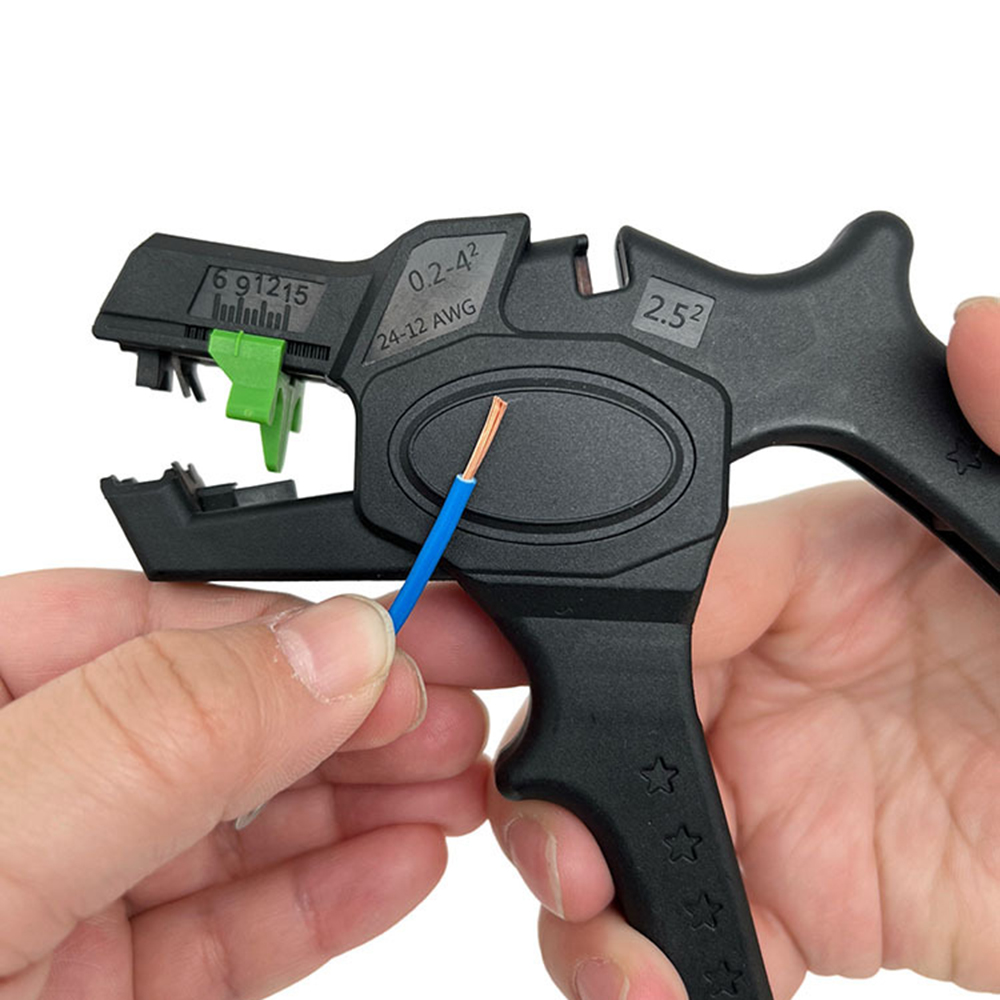 Automatic Wire Stripper Cutter - Pinza spelafili automatica D5 multifunzione regolabile