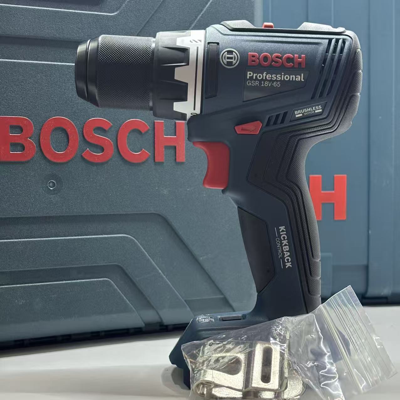 Brushless Cordless Electric Drill 18V - Trapano Cordless Bosch GSR 18V-65 Brushless,