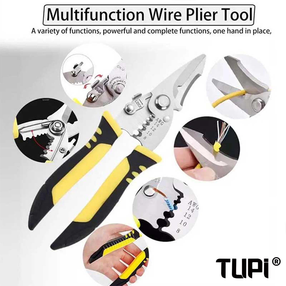 Pinze per elettricisti TUPI Pr - Automatic Wire Stripper Cutter recensione e prezzo