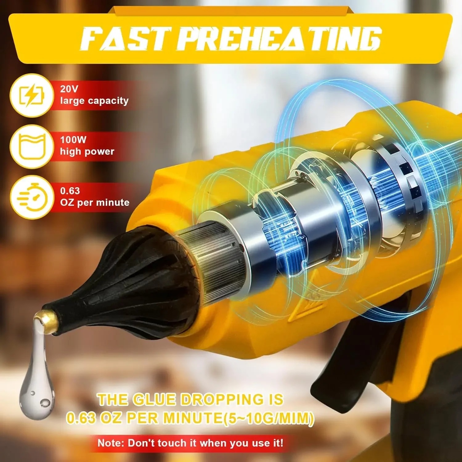 Pistola per colla a caldo VESM - Hot Melt Glue Gun Cordless recensione e prezzo