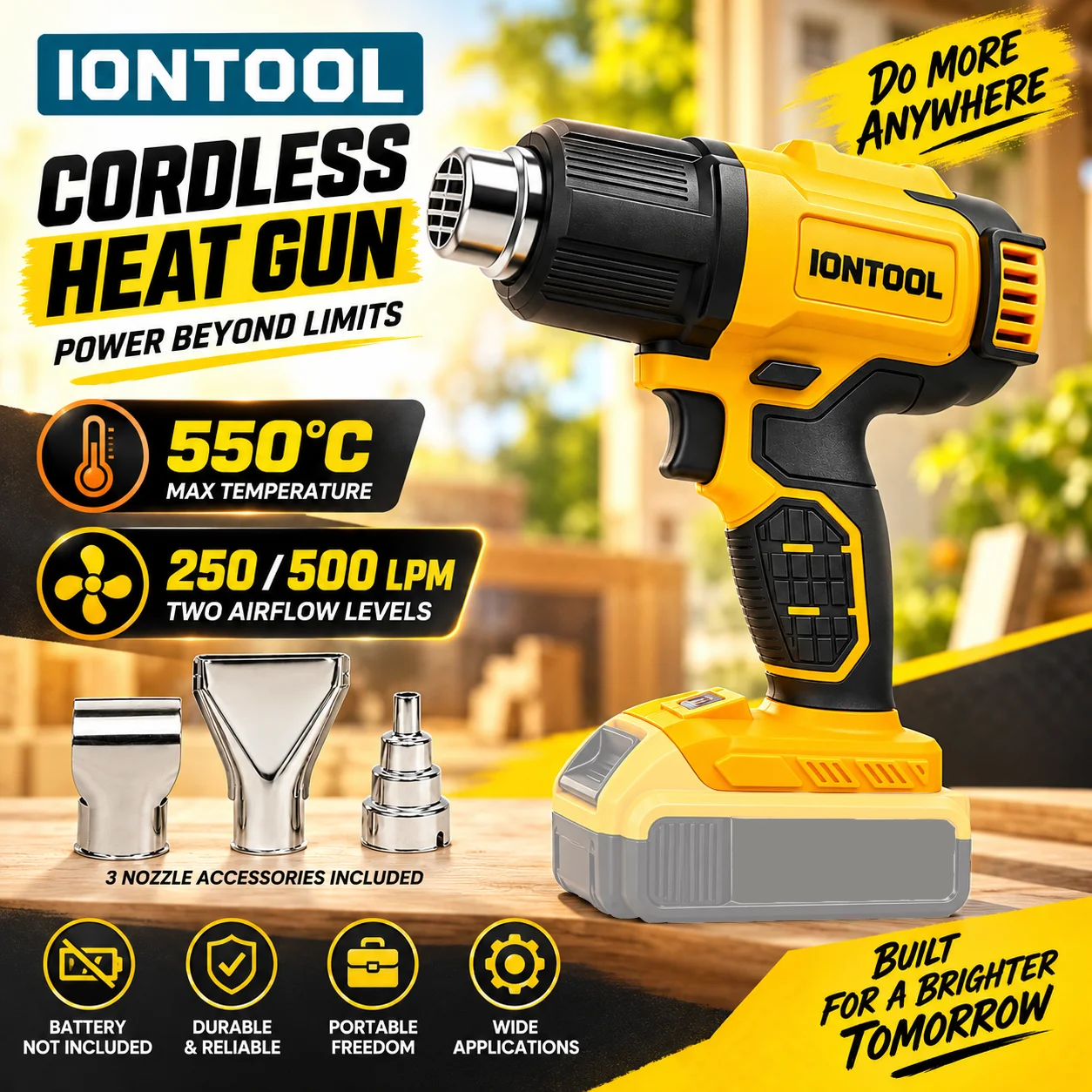 IONTOOL Pistola Termica Senza  - Cordless Heat Gun For Shrink Tubing recensione e prezzo