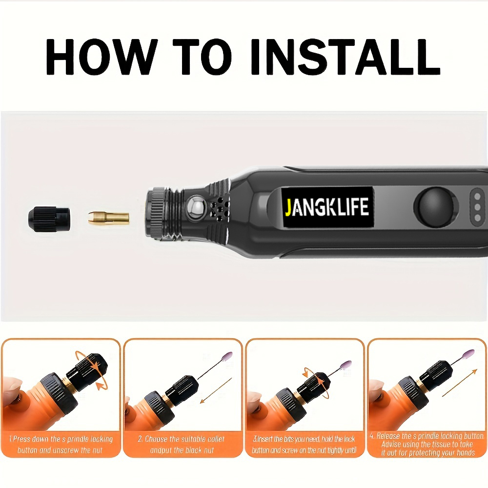 JANGKLIFE Kit di utensili rota - Cordless Rotary Tool Kit Accessories recensione e prezzo